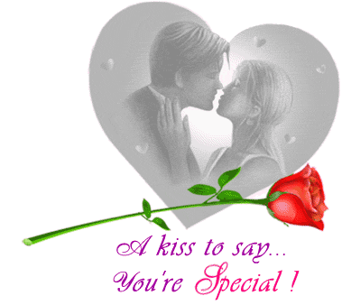 a kiss to sap you're special !